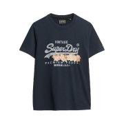 T-shirt Korte Mouw Superdry T-shirt Vintage Logo Premium Floral