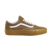 Lage Sneakers Vans Chaussures Premium Old Skool Marron