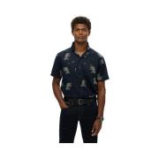 Overhemd Korte Mouw Superdry Chemise Beach manches courtes