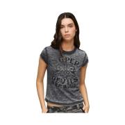 T-shirt Korte Mouw Superdry T-shirt Retro Rocker