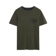 T-shirt Korte Mouw Superdry T-shirt Tokyo Graphic kaki