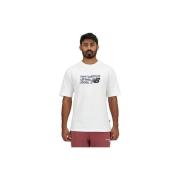 T-shirt Korte Mouw New Balance T-shirt New Balance manches courtes col...