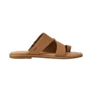 Slippers UGG Sandales Matira en daim marron