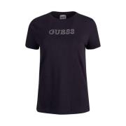 T-shirt Korte Mouw Guess V3BI11J1314JBLK