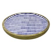 Schaaltjes en manden Signes Grimalt Gestreept Bord S