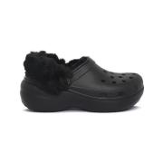 Klompen Crocs Classic Platform Fuzz Lined