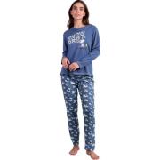 Setjes Admas Pyjama broek top lange mouwen Snow Drift Peanuts