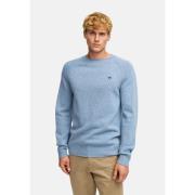 Klassieke Schoenen Kronstadt PO29417 Larson Crew Neck Knit KS35001 Blu...