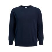 Trui Jack &amp; Jones 12250588 BASIC KNIT CREW-NAVY BLAZER