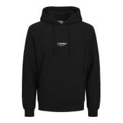 Sweater Jack &amp; Jones 12279516 JJESOHO SWEAT HOOD-BLACK