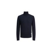 Trui Jack &amp; Jones 12242944 GRID CABLE ROLL-NAVY BLAZER
