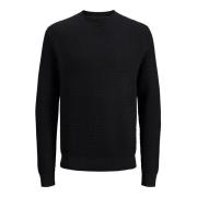 Trui Jack &amp; Jones 12286611 BLUBARKLEY-BLACK DETAIL ZIGZAG