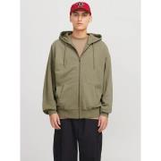 Sweater Jack &amp; Jones 12270279 CHARGE SWEAT ZIP HD-SILVER SAGE