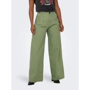 Broek Only 15311375ETTIE WIDE PANT-OIL GREEN
