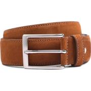Riem Suitable Riem Suède Leer Cognac