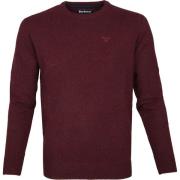 Sweater Barbour Tisbury Trui Wol Bordeaux
