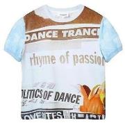 T-shirt Korte Mouw Desigual T-shirt bleu à manches courtes