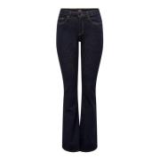 Bootcut Jeans Only 15327135 BLUSH-DARK BLUE DENIM