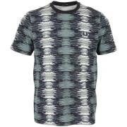 T-shirt Korte Mouw Fred Perry Soundwave Glitch