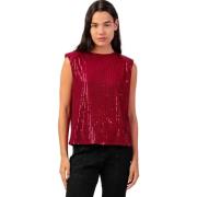 Blouse Admas Mouwloze top Sequins