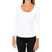 T-Shirt Lange Mouw Intimidea 210397-BIANCO
