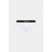 Slips Dsquared DCX200070 - TWIN 2PACK BRIEF-100 WHITE