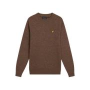 Trui Lyle &amp; Scott KN2114V LAMBSWOOL BLEND-Y220 ESPRESSO