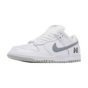 Lage Sneakers Nike SB Dunk Low Supreme 94 White Metallic Silver