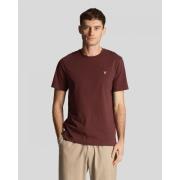 T-shirt Lyle &amp; Scott TS400VOG PLAIN-X23. RICH BURGUNDY