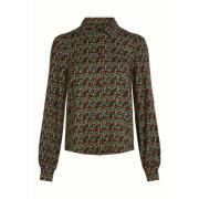 Overhemd King Louie 10180 Maisie Blouse Mirth Jersey 678 Rhubarb Red