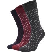 High socks Suitable Sokken 3-Pack Stippen Multicolour