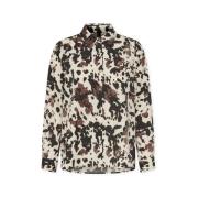 Overhemd Lange Mouw Only Nova Life Vis Shirt - Chocolate Lab