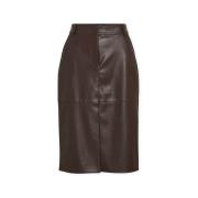 Rok Vila Noos Dagmar Midi Skirt - Coffee Bean
