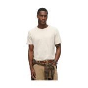 T-shirt Korte Mouw Superdry T-shirt à bords bruts flammé