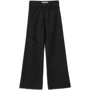 Flared/Bootcut Hinnominate Jeans A Palazzo Con Rotture A Vita Bassa