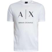 T-shirt Korte Mouw EAX Slim fit T-shirt met groot logo