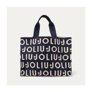 Boodschappentas Liu Jo L TOTE KNITTED LOGO
