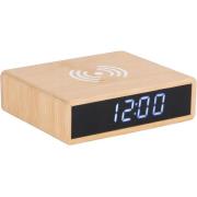 Klokken Karlsson Réveil Flat LED Bois clair