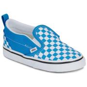 Instappers Vans Slip-On V COLOR THEORY CHECKERBOARD Bright Azure