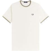 Polo Shirt Korte Mouw Fred Perry Fp Twin Tipped T-Shirt