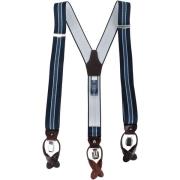 Riem Profuomo Luxe Bretel Navy-Lichtblauw