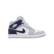 Sneakers Nike Jordan 1 Mid Wolf Grey Midnight Navy