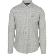 Overhemd Lange Mouw New Zealand Auckland NZA Overhemd Kayson Print Mul...