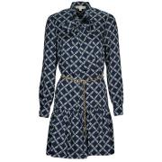 Korte Jurk MICHAEL Michael Kors EMPIRE LOGO TIE DRS
