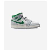 Hoge Sneakers Nike Air Jordan 1 Mid White Pure Platinum Pine Green (GS...