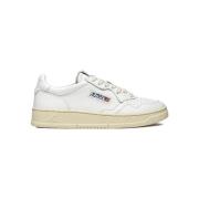 Lage Sneakers Autry Medalist Low Leather M - White