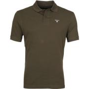 T-shirt Barbour Basic Polo Legergroen