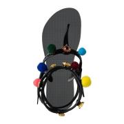 Sandalen Uzurii Pompom