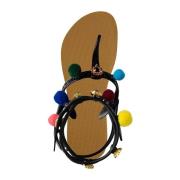 Sandalen Uzurii Pompom