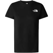 T-shirt Korte Mouw The North Face SS BOX NSE SLIM TEE black